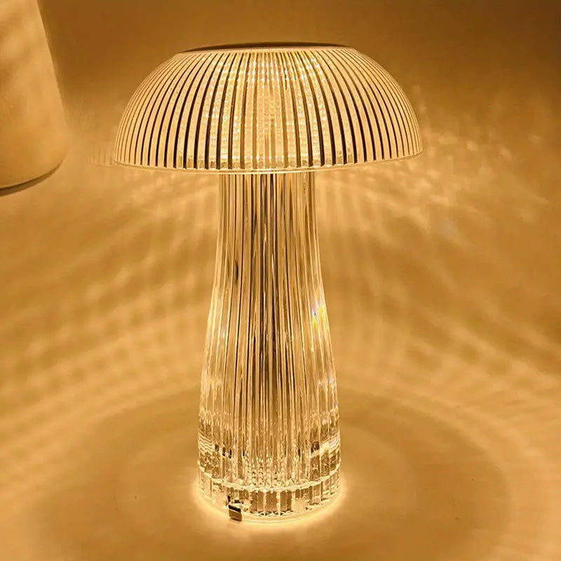 16 Color RGB Crystal Table Lamp - Touch USB Night Light