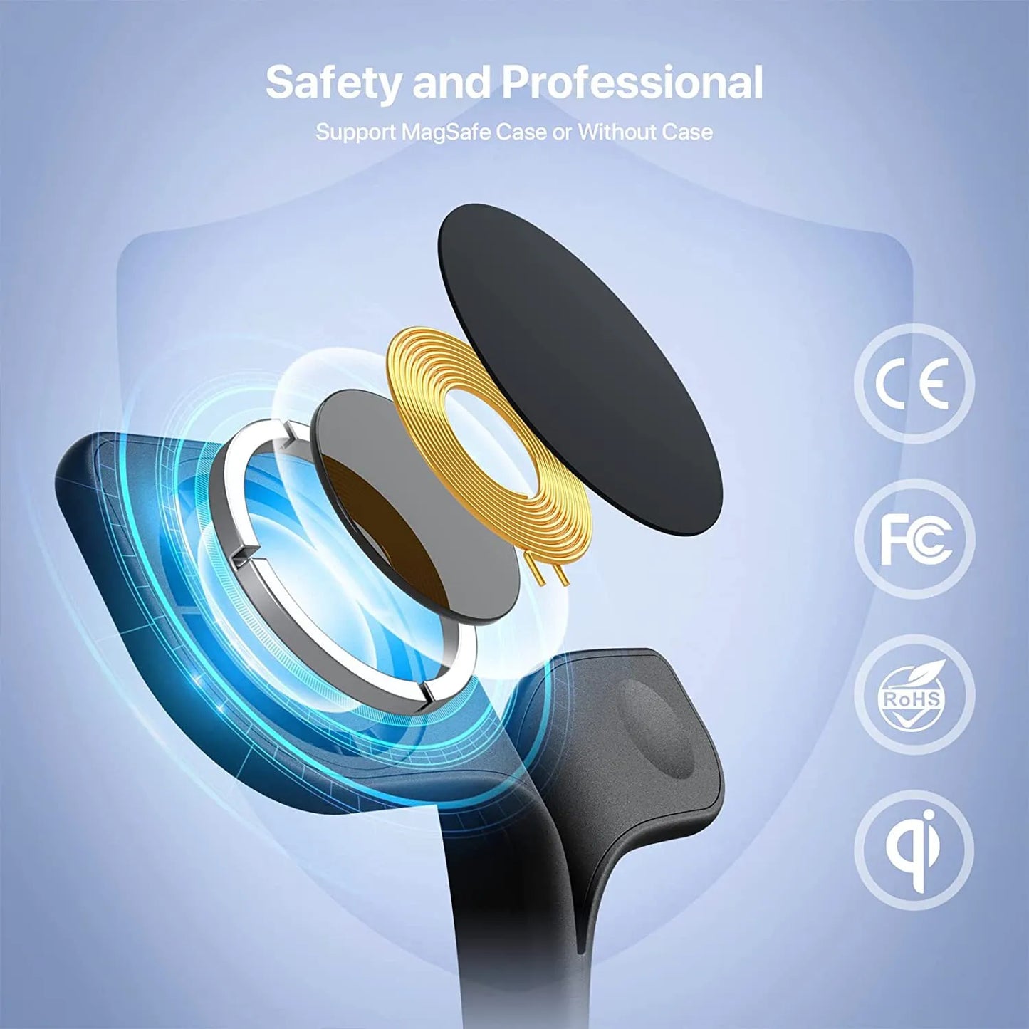 Magnetic 3-in-1 Wireless Charge Station