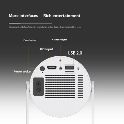 Portable HD Home Theater Projector HY300Pro 4K