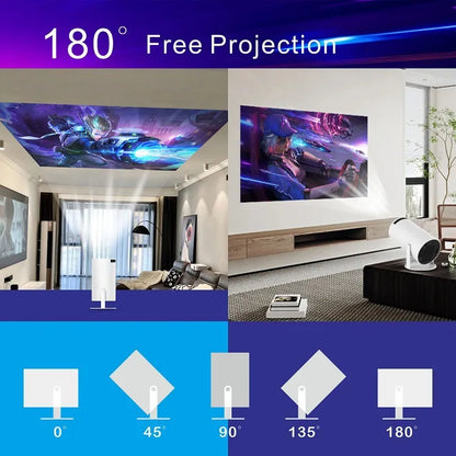 Portable HD Home Theater Projector HY300Pro 4K