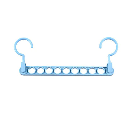 9-Hole Magic Clothes Hanger for Closet Organization