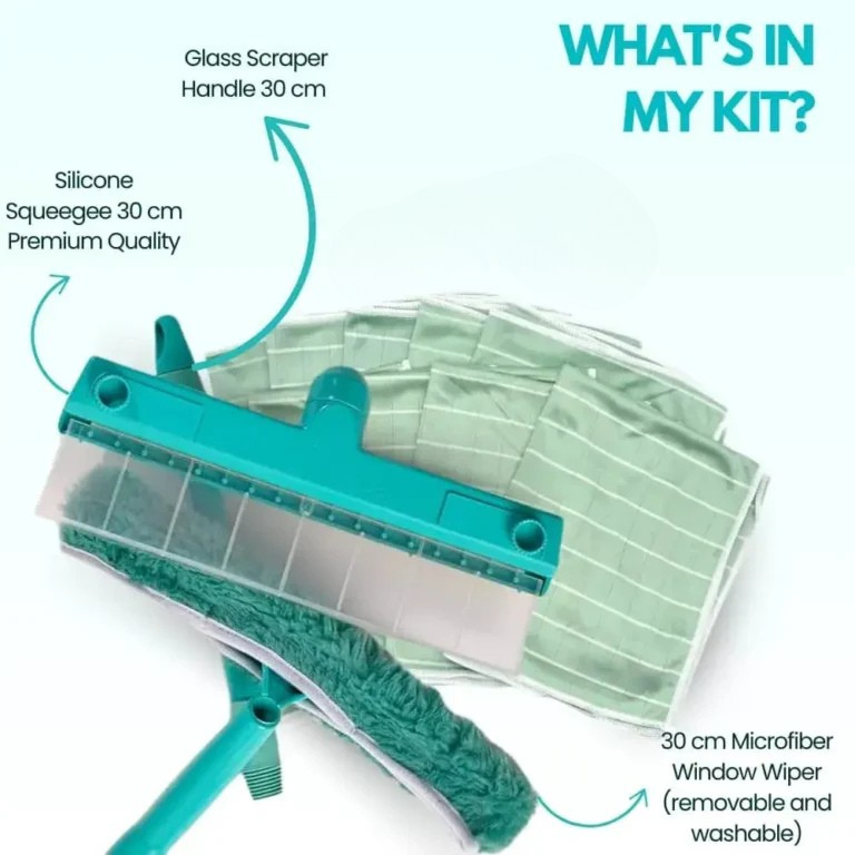 AquaSwipe Recyclable Silicone Window Squeegee Kit