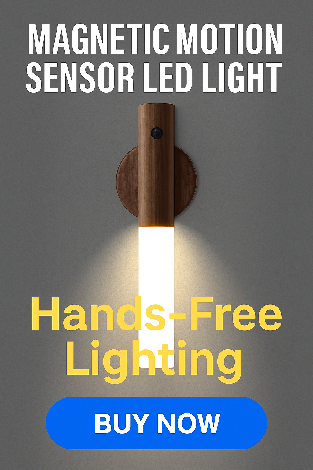 Magnetic Motion Sensor LED Night Light