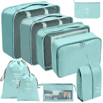 Travel Buggy Bag 7PCs Luggage Storage Set