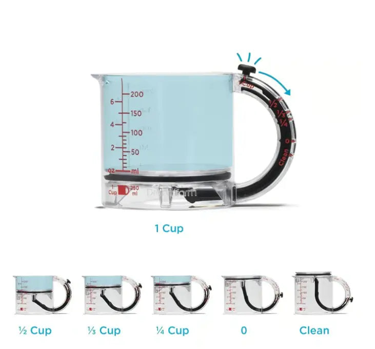 4-in-1 Adjustable Measuring Cup
