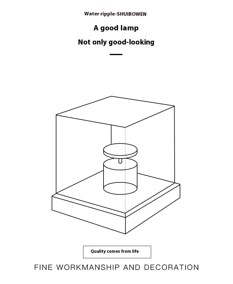 Dynamic Water Wave Rotating Ambience Lamp