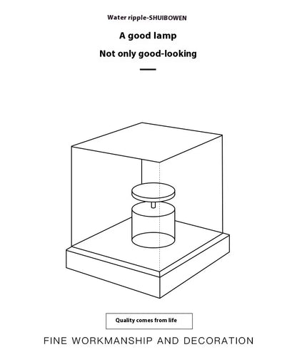 Dynamic Water Wave Rotating Ambience Lamp