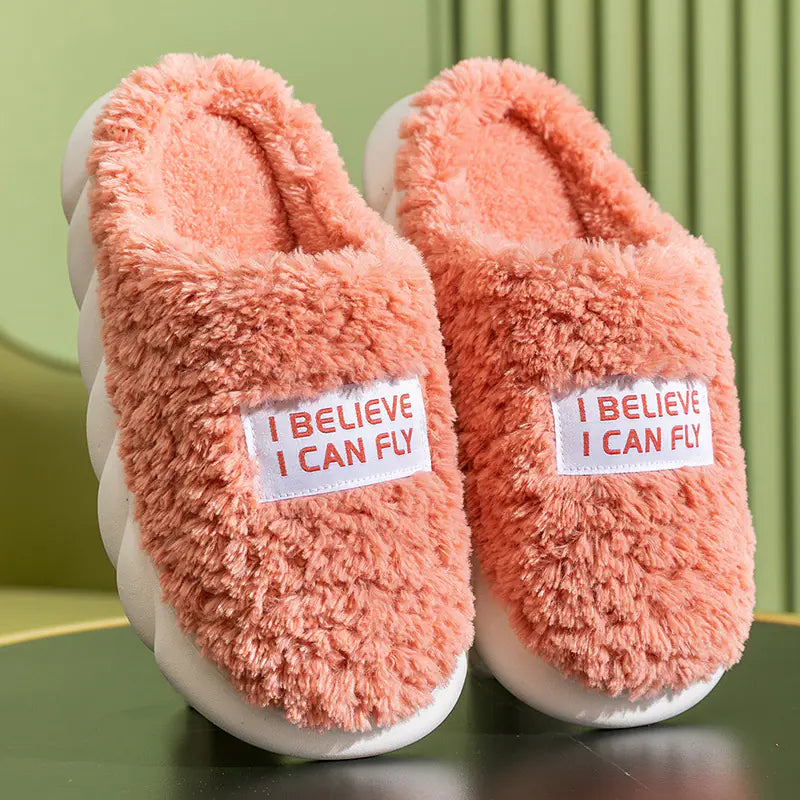 Warm Plush Winter Slippers for Women and Couples