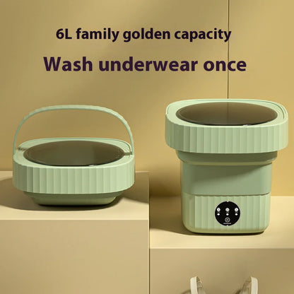 Mini Folding Washing Machine for Baby Clothes & Socks