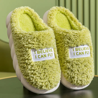 Warm Plush Winter Slippers for Women and Couples