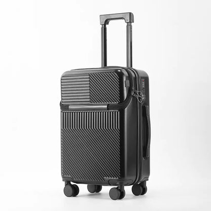 Multifunctional Travel Suitcase with Cup Holder