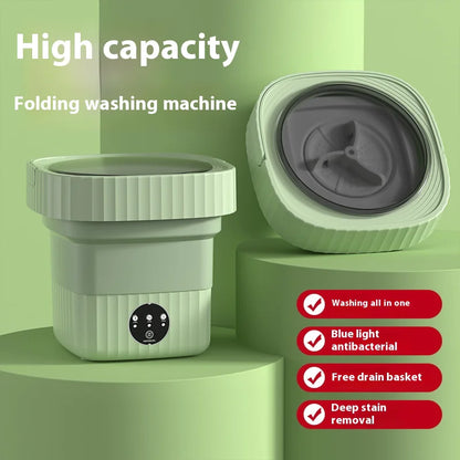Mini Folding Washing Machine for Baby Clothes & Socks