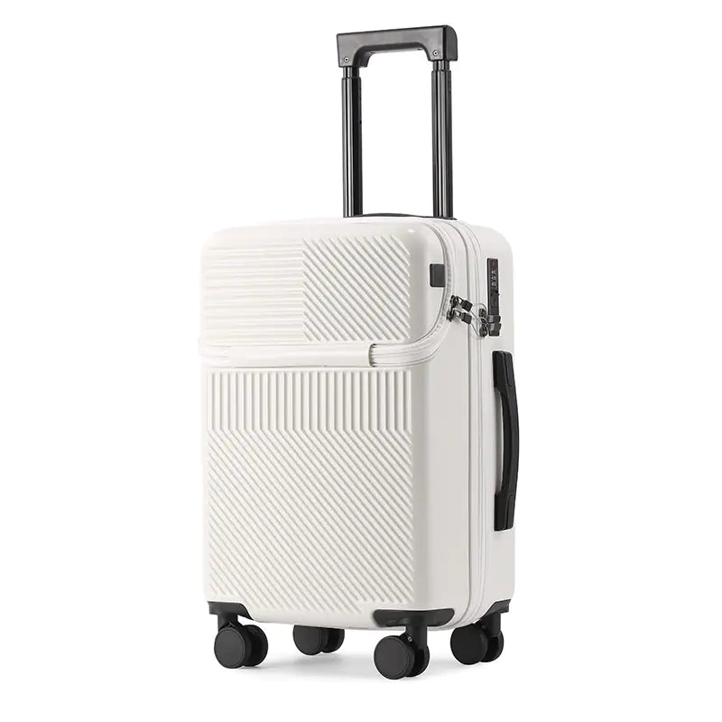 Multifunctional Travel Suitcase with Cup Holder