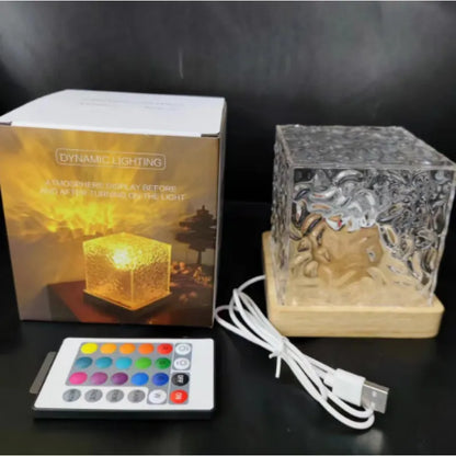 Dynamic Water Wave Rotating Ambience Lamp