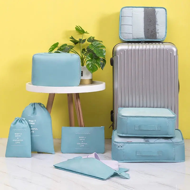 Travel Buggy Bag 7PCs Luggage Storage Set