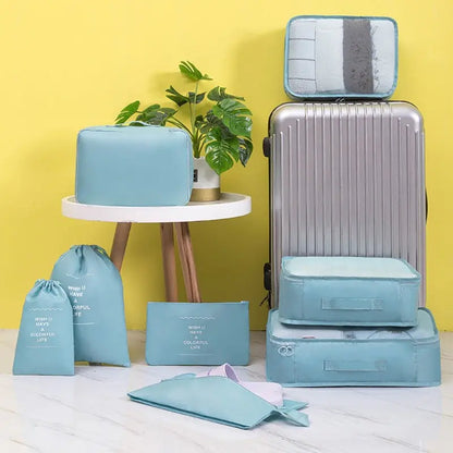 Travel Buggy Bag 7PCs Luggage Storage Set