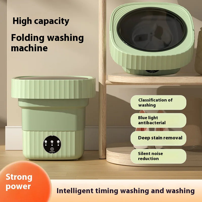 Mini Folding Washing Machine for Baby Clothes & Socks