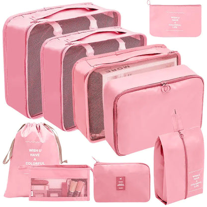 Travel Buggy Bag 7PCs Luggage Storage Set